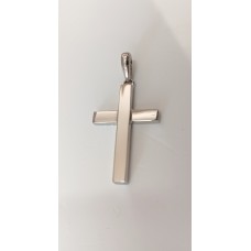 ΑΝΔΡΙΚΟΣ ΣΤΑΥΡΟΣ ΛΕΥΚΟ 14K CRW94